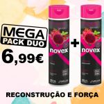 Mega Pack Duo Novex Pitaya e Goji Berry Shampoo e Condicionador