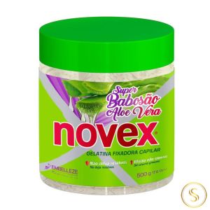 Gelatina Fixadora Novex Super Babosão Aloe Vera 500g